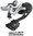 Shimano XT RD-M781 ab 2012 10-fach Shadow normal long cage (Top-Normal) silber