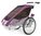 Chariot Cougar-1 2012-2013 purple-grau-silber Basis (ohne Deichsel) VersaWing 2.0 **