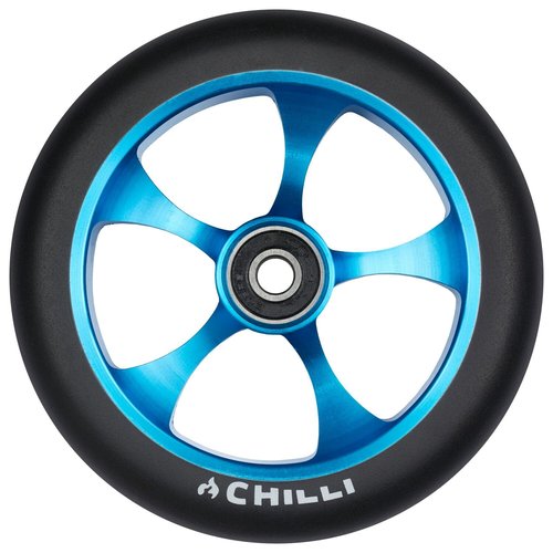 Chilli Pro Scooter Ersatzrolle Wheel Reaper-Reloaded Ghost 120mm black PU / blue core