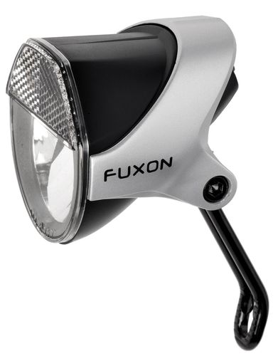 Fuxon LED F-20 mit Reflektor, Sensor, Schalter und Standlicht 20 Lux schwarz-silber