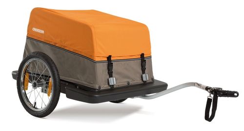Croozer Cargo ab 2014 mit fester Wanne grau-braun-orange **Ausverkauft**
