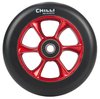Chilli Pro Scooter Ersatzrolle Wheel Turbo 110mm black PU / red core