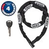 ABUS Steel-O-Chain 4804K/75 Black mit Schlüssel
