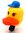Hupe Duck gelb mit blauer Kappe