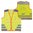 WOWOW Reflexweste "Nutty Jacket" für Kinder gelb  9-12 Jahre (Gr.M / 134-152)