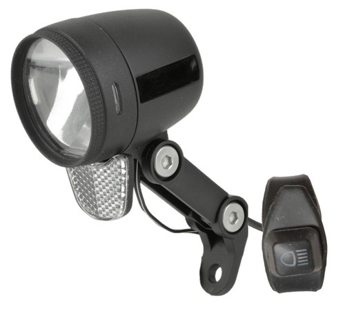 Fuxon LED FS-100-EB-HB E-Bike 6-12 Volt 100/150 Lux mit Aufblendlicht schwarz