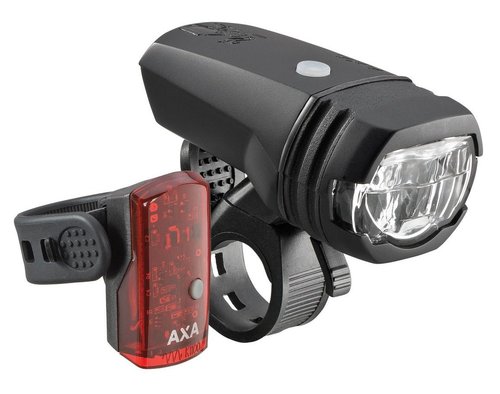 Axa Greenline-50 Front- und Rücklicht aufladbar über USB